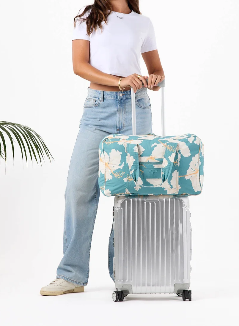 Lightweight Printed Weekender Travel Duffle Bag