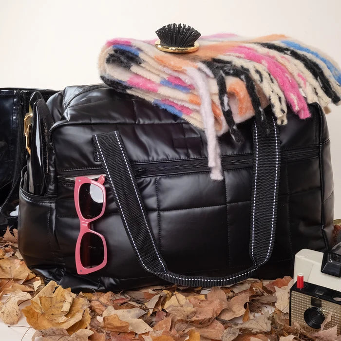 Quilted Medium Weekend Travel Duffle Bag